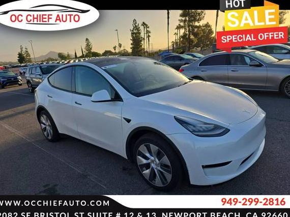 TESLA MODEL Y 2022 7SAYGAEE1NF403229 image